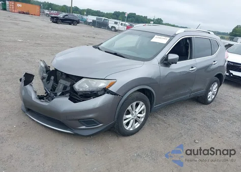 2016 Nissan Rogue Sv из США, поврежденный, VIN KNMAT2MV4GP625824